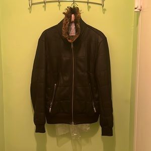 Very warm winter jacket. Goat furs.